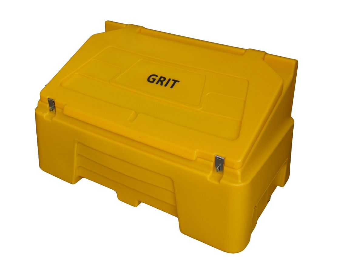 400 Litre 500kg Heavy Duty Grit Salt Storage Bin