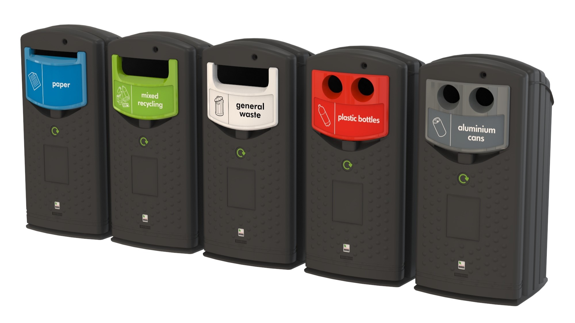 140 Litre Envirobank Park Recycling Bins