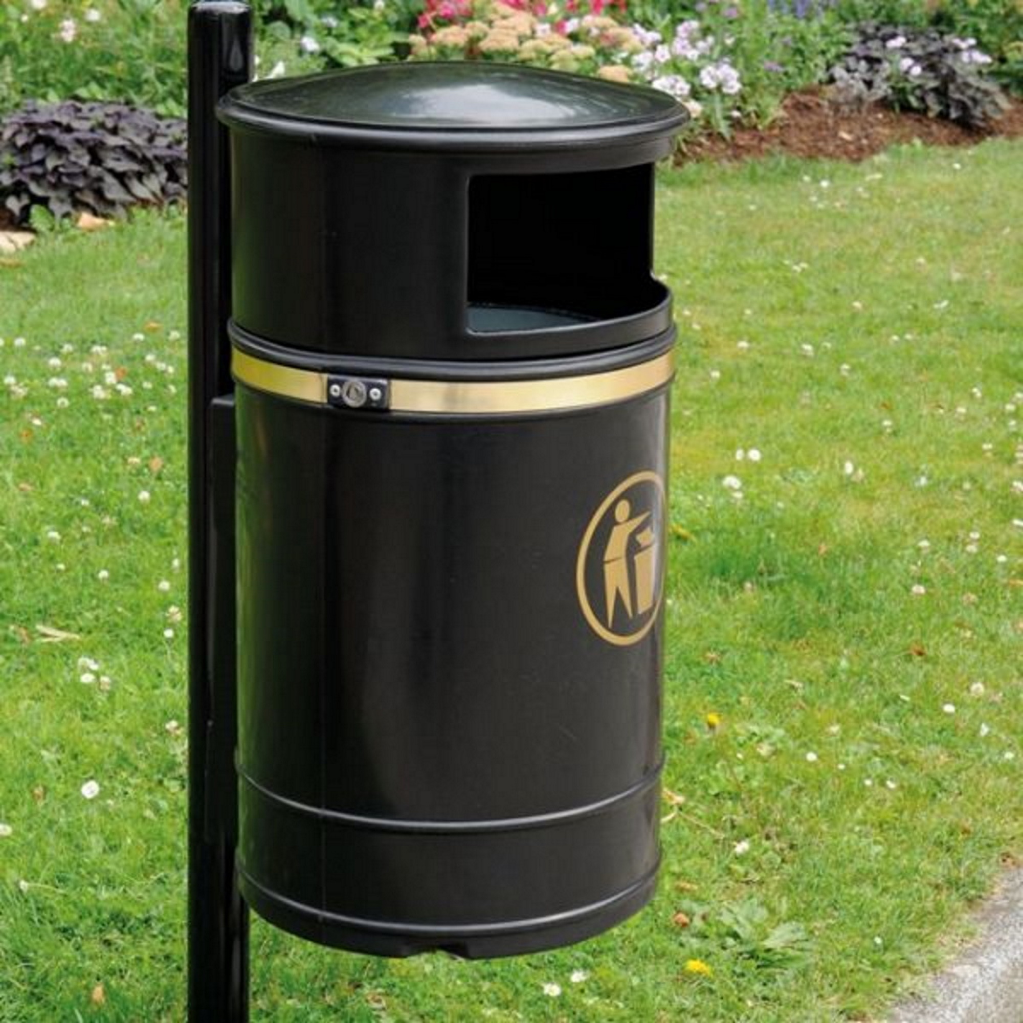 Nickleby Wall / Post Mount Litter Bin